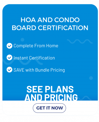 HOA and Condo Board Certification